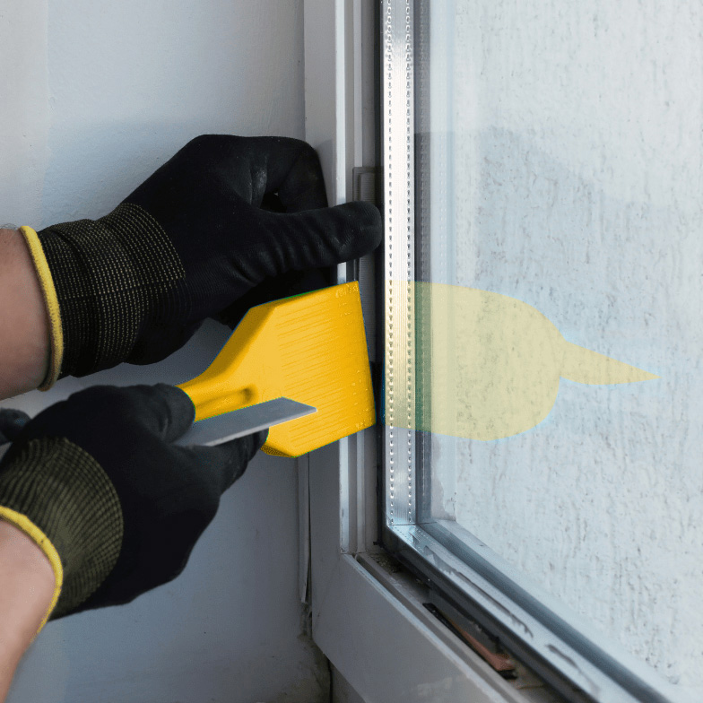 Montaż nowego pakietu szybowego