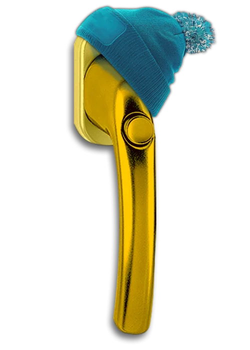 Klamki okienne na przycisk zwiększa ochronę